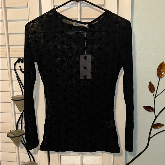 Grace Karin Tops - Grace Karin Black Long Sleeve Top